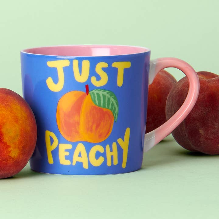 Just Peachy Mug for wholesale by Eleanor Bowmer