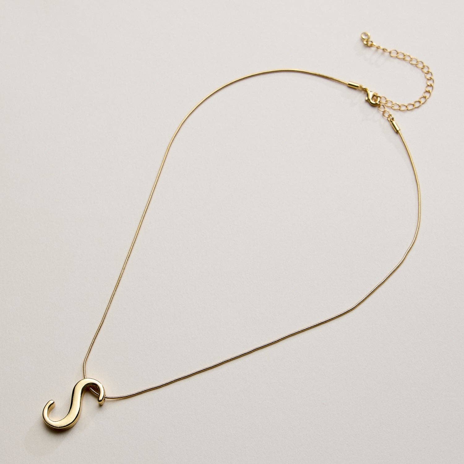 Frem - Wholesale Pendant/Charm Necklace - A Set of 16 Letters Gold Dipped Necklace – Gold & Silver Alphabet Charm Jewelry45