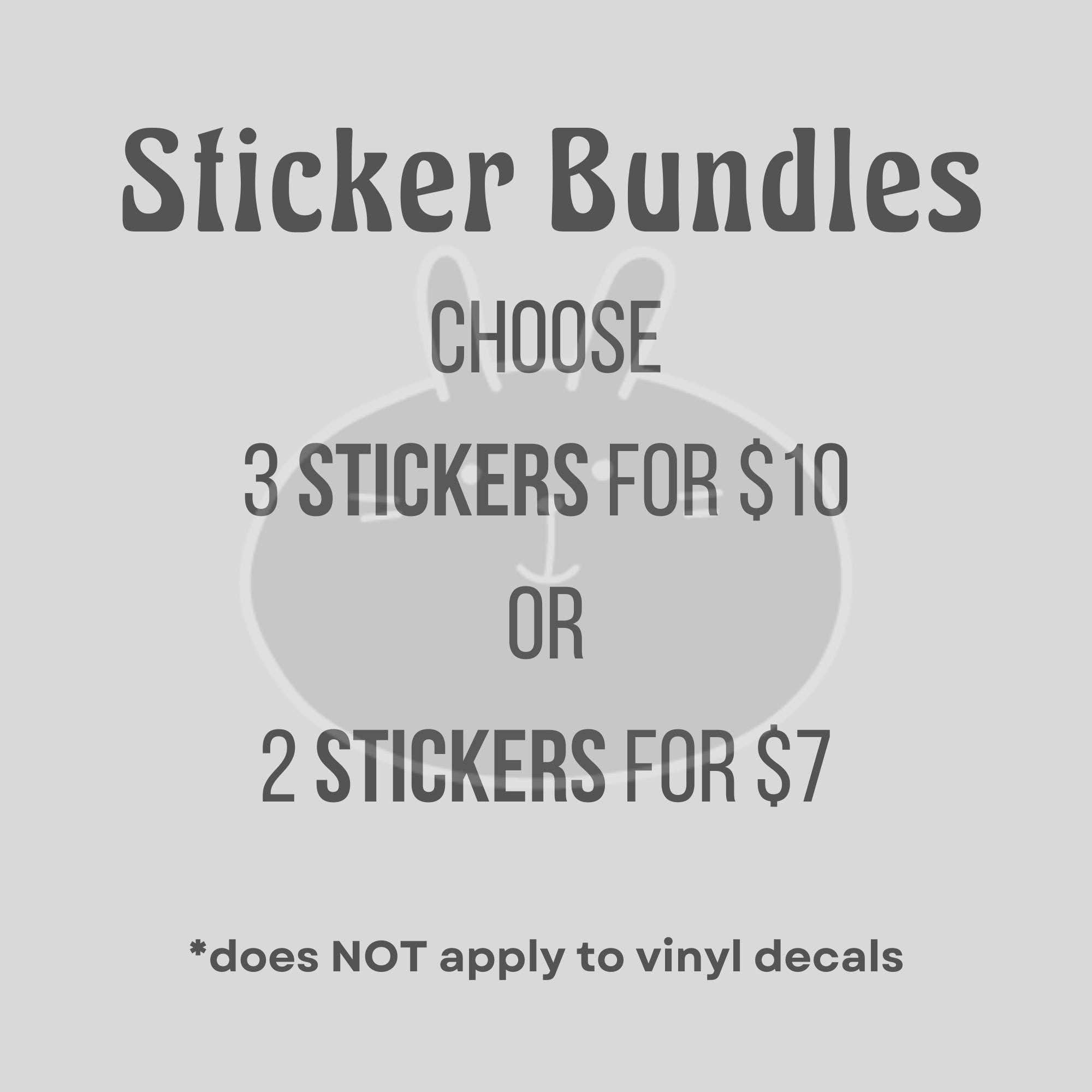 Sticky Bunny Stickers - Wholesale Sticker - Sober Curious Sticker, Dry January Sticker, Clean Living Sticker, Positive Vibes Die Cut Sticker1