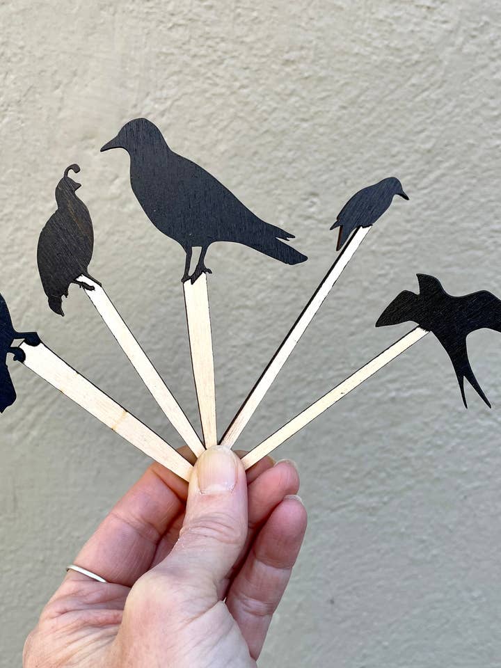 Picas para plantas para pájaros: estacas, observación de aves, cuervos, casas caprichosas para venta al por mayor de joeyfivecents