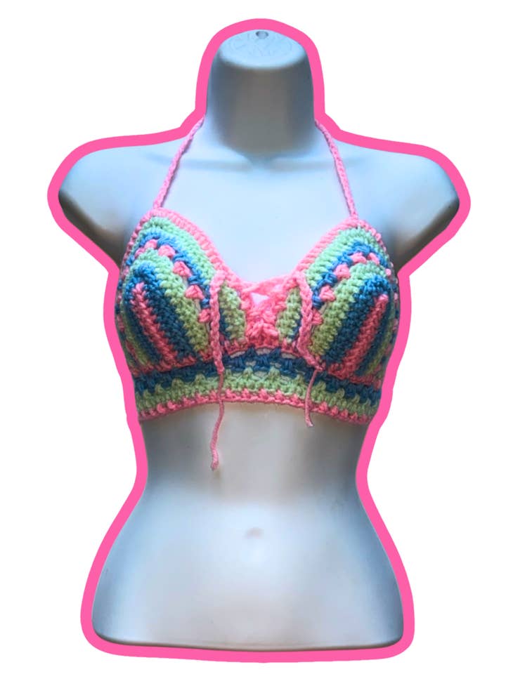 Cotton Candy Bralette for wholesale by Kre'Ative Productions LLC