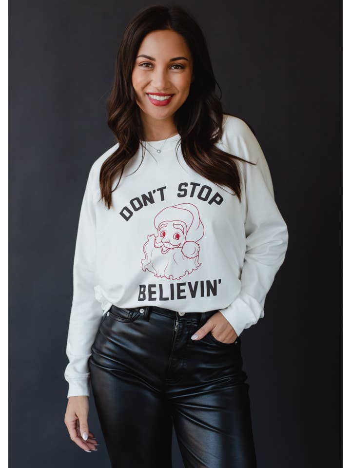 Panache Apparel Co. - Wholesale Sweatshirt - Women's - Don't Stop Believing Sweatshirt