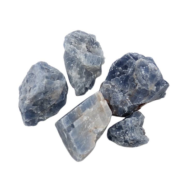 Cristal Brut - Cristal - Calcite Bleue - Petit, 1lb pour la vente par Earths Elements Wholesale