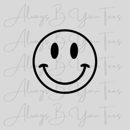 Always B You Tees - Wholesale Sublimation Transfer - Smiley Face DTF Transfer