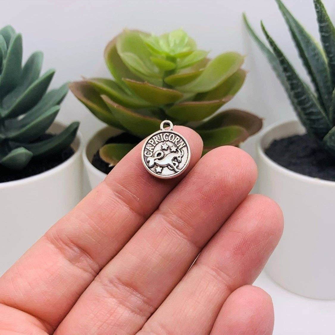 Guerrilla Charm - Wholesale Individual Charm/Pendant - Tiny Silver Zodiac/Astrology Coin Charm Sets1