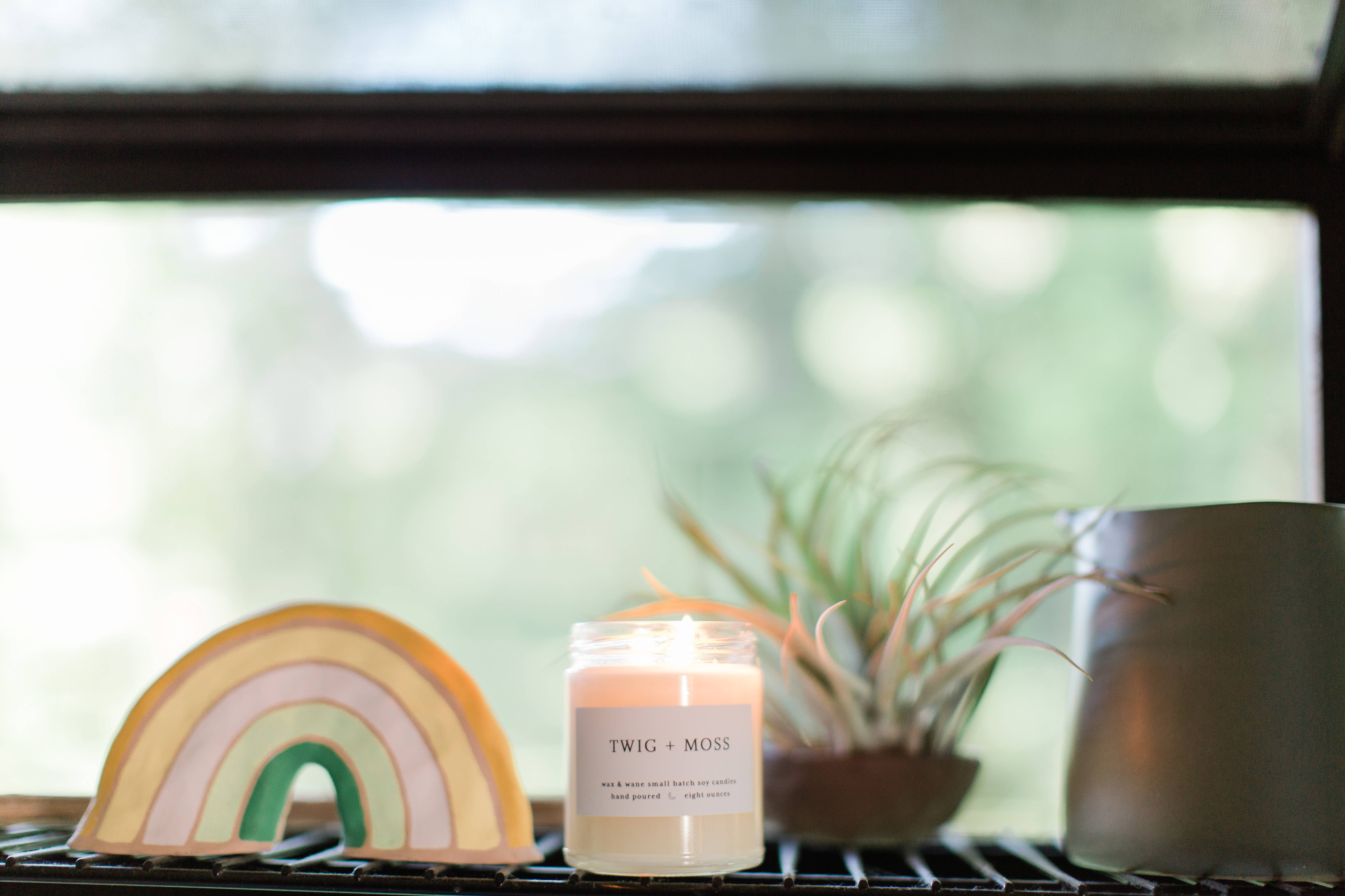 Wax and Wane Candles - Wholesale Jar/Filled Candle - Twig + Moss Modern Soy Candle7