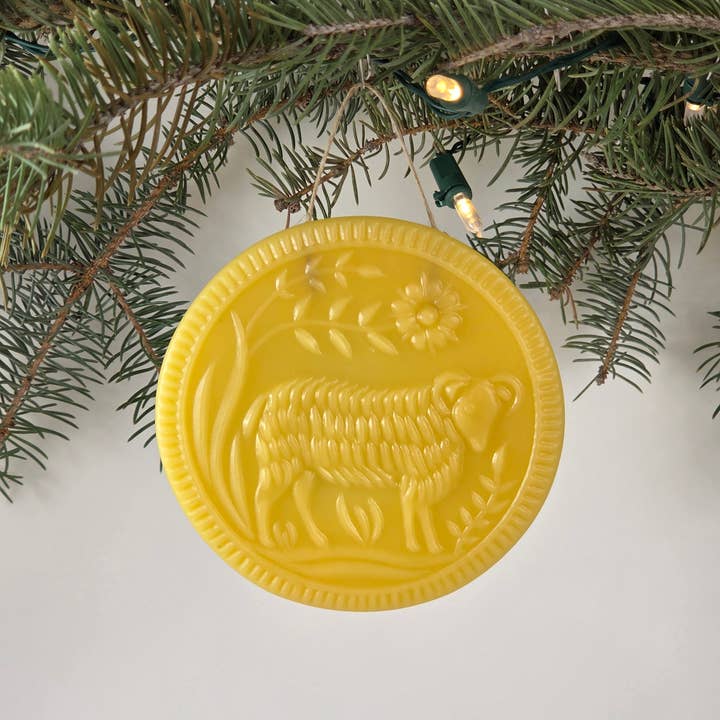 Farm and Hive - Wholesale Ornament - The Old Homestead Sheep | Beeswax Ornament2