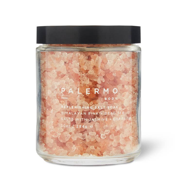 Palermo Body - Wholesale Bath Soak/Milk - Replenishing Salt Soak - Himalayan Pink + Dead Sea Salts3