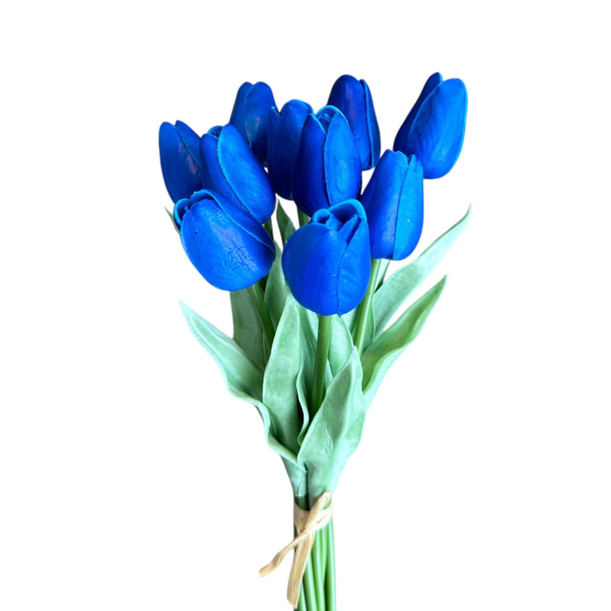 Sun Decorer - Wholesale Artificial Flowers - Artificial Real Touch Tulip Stems (Bunch of 10)12