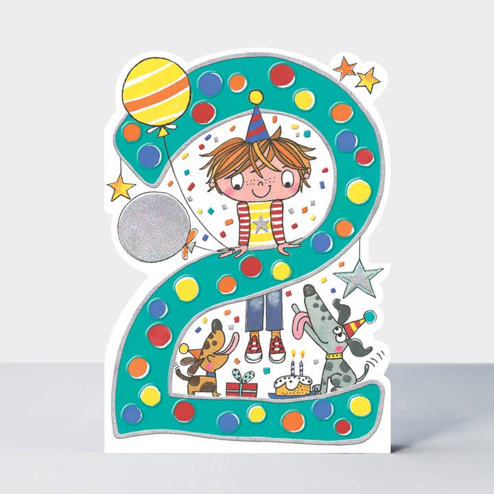 Star Jumps - Age 2 Boy & Dogs for wholesale by Rachel Ellen Designs