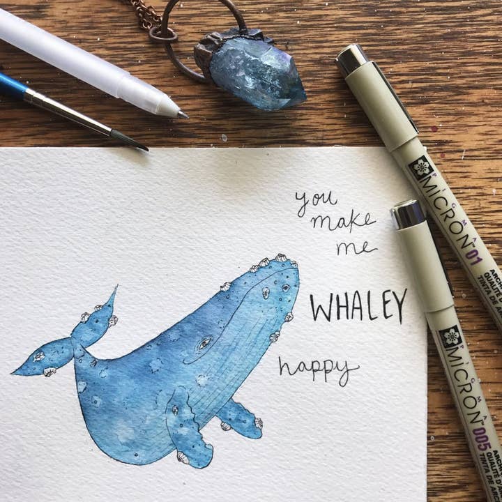 Whaley lyckligt hälsningskort för wholesale av Jess Weymouth