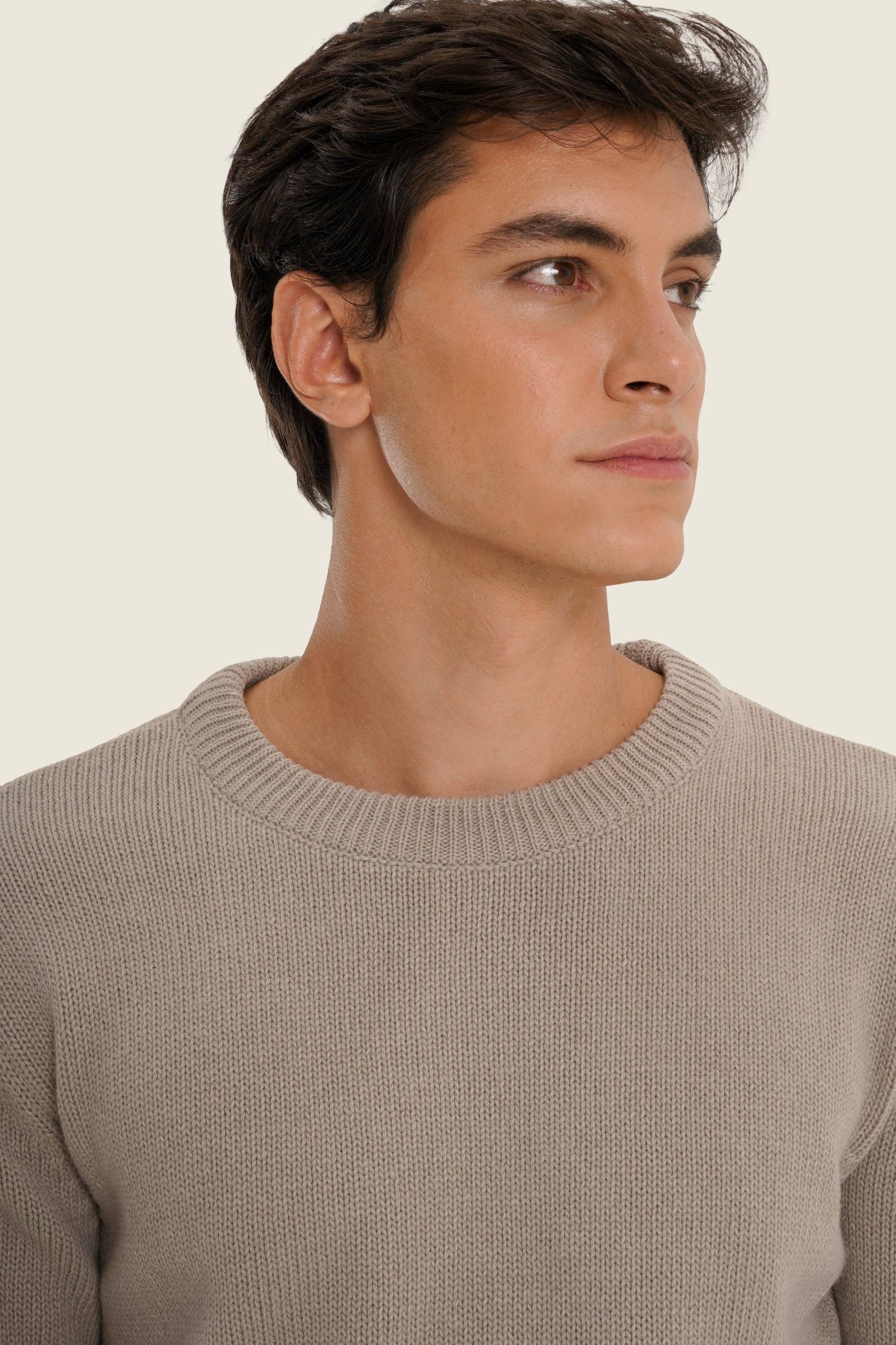 Imago Portugal - Wholesale Knit Sweater - Unisex - Grey Knit Sweater3