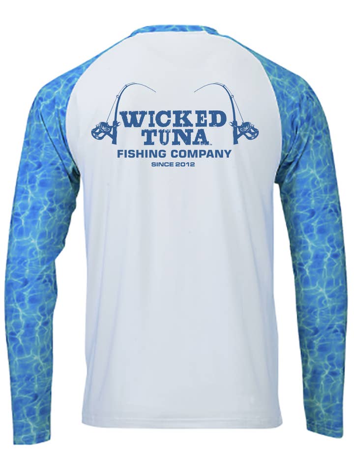 Wicked Tuna UPF LS Performance Shirt - Bent Rods Designs for wholesale by Wicked Tuna