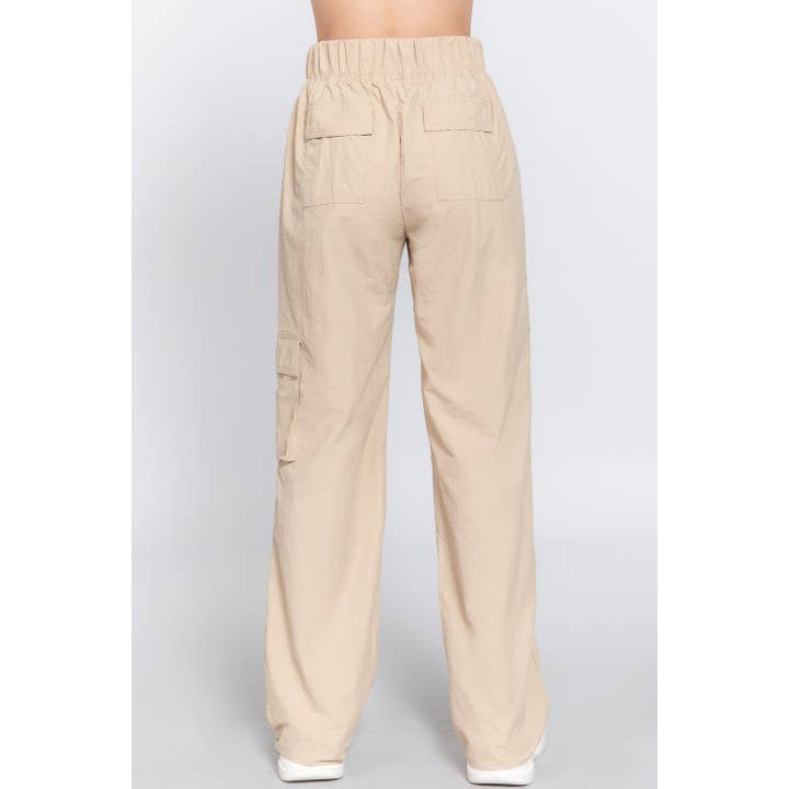 Apolline - Wholesale Pants - Women's - WAIST ELASTIC CARGO PARACHUTE PANTS9