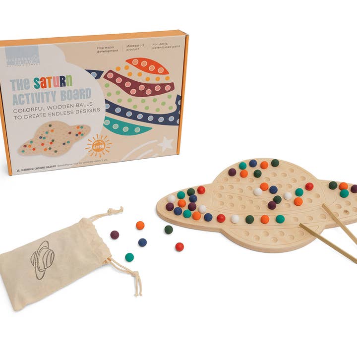 The Saturn Activity Board for wholesale by Blueberry and Third