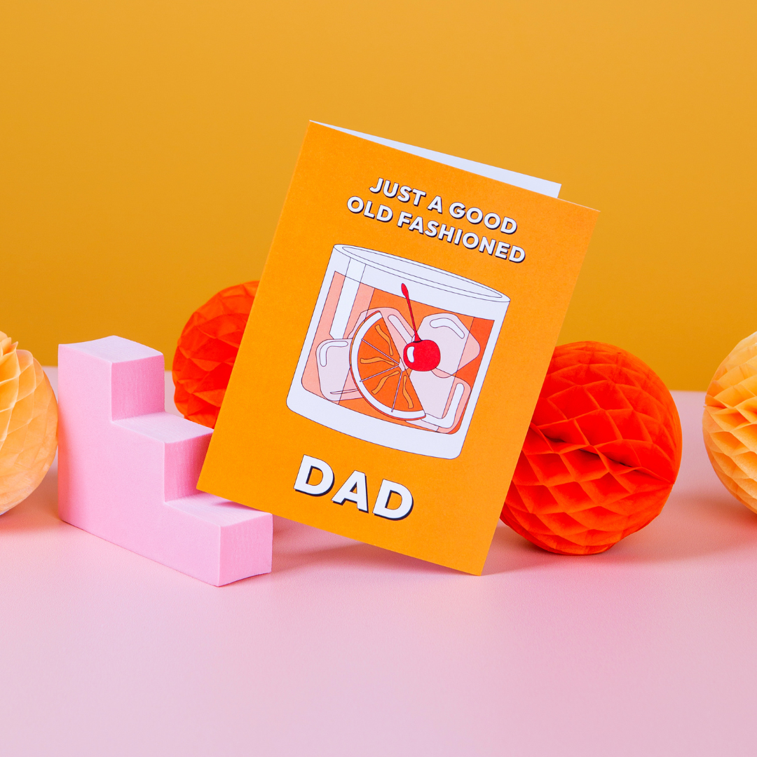 Party Mountain Paper co. - Wholesale Father's Day Card - Old Fashioned Dad | Father's Day Card2