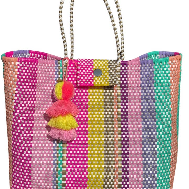 Squeeze De Citron - Wholesale Tote Bag - Women's - Sunshine Rain Citron Tote