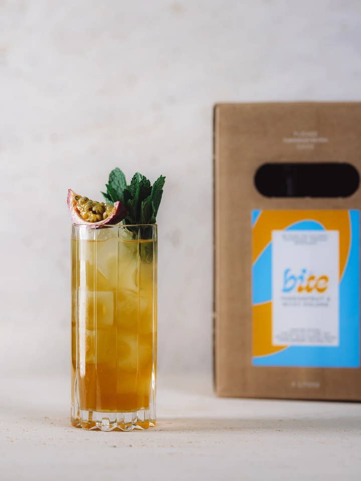 BITE Passionfruit & Milky Oolong Organic Mixer for wholesale by BITE Organic Mixers