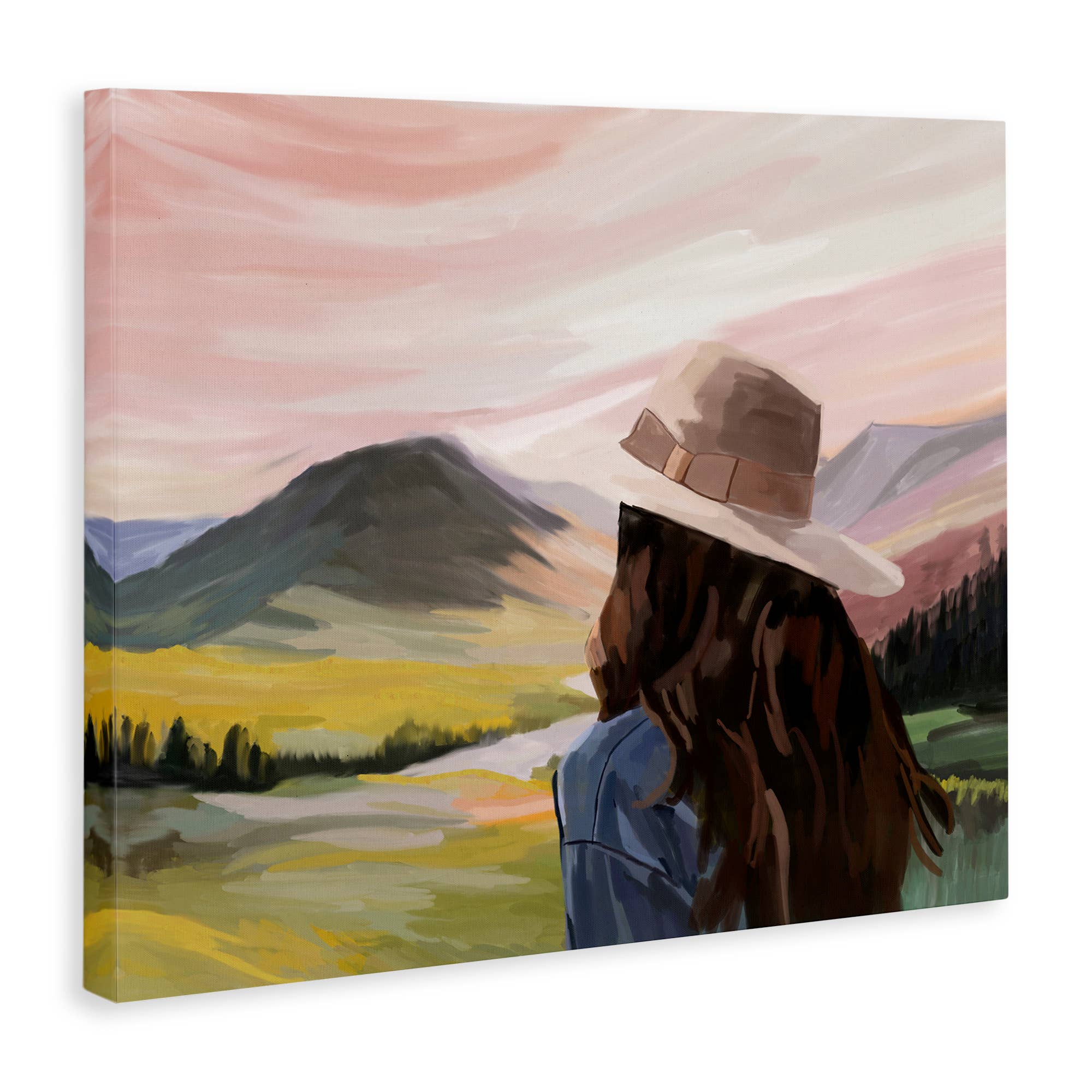 Stupell Industries - Vente Enseigne murale - Paysage de paix occidental - Art mural non encadré10