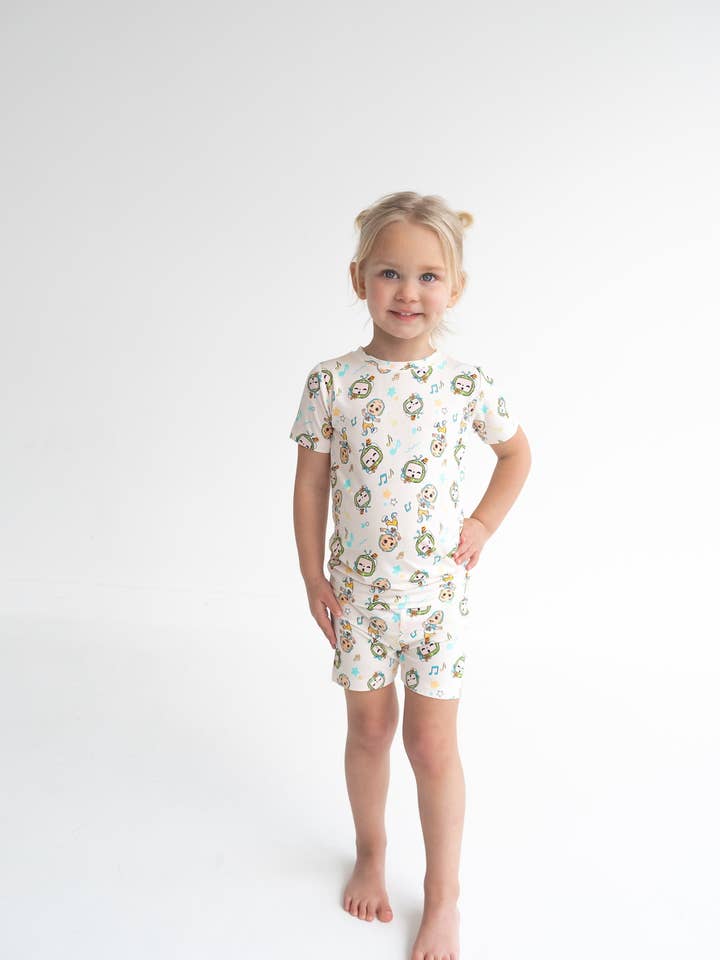 Dream Big Little Co. - Wholesale Sleepwear Set - Kids - *CoComelon x Dream Big Little Co JJ MUSICAL MELON DREAM SHORT SET