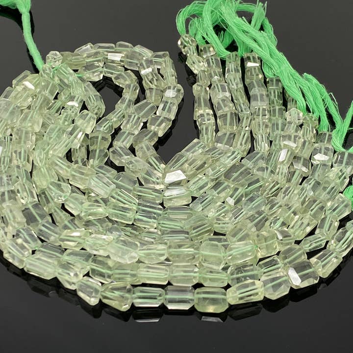 Akstar Gems - Vendita all'ingrosso Perline - Perline in ametista verde naturale, perle di prasiolite, all'ingrosso di pietre preziose all'ingrosso, filo da 10»7