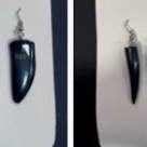 Hecho a mano - Wholesale Dangle Earrings - Black dagger earrings1