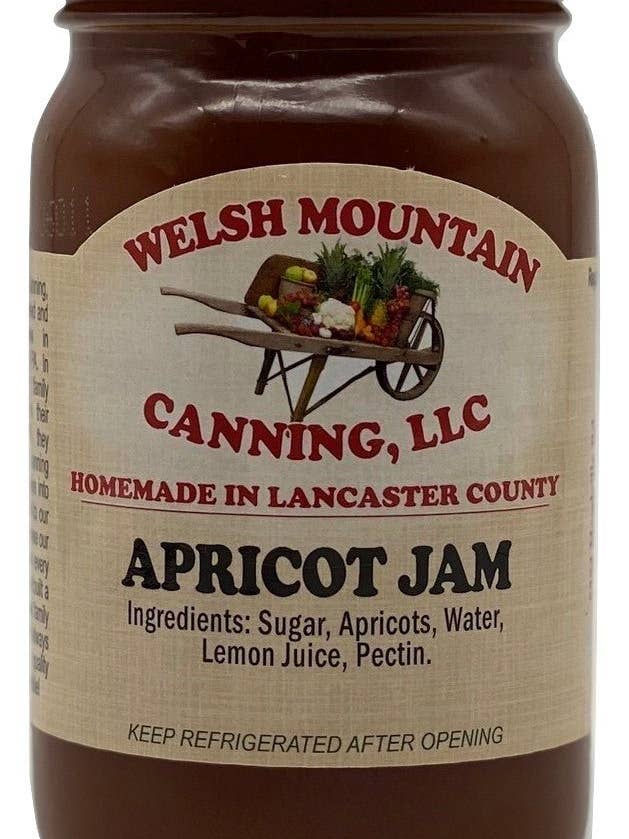 APRICOT JAM - 100% All Natural Amish Homemade Spread for wholesale by Saving Shepherd