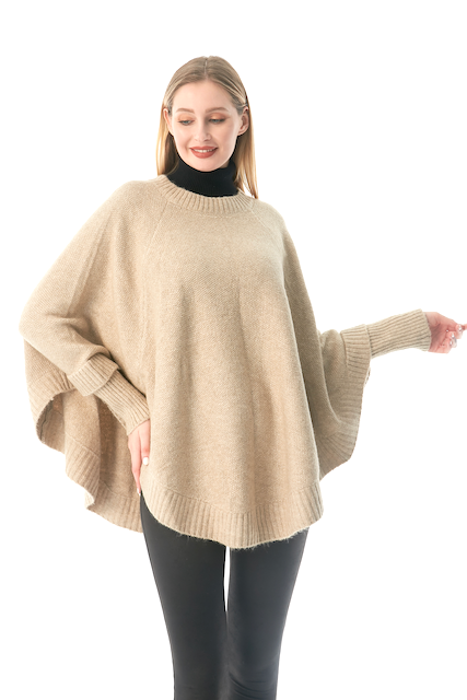 Pretty Persuasions - Wholesale Poncho - Women's - CP22129 Brighton Sweater Poncho1
