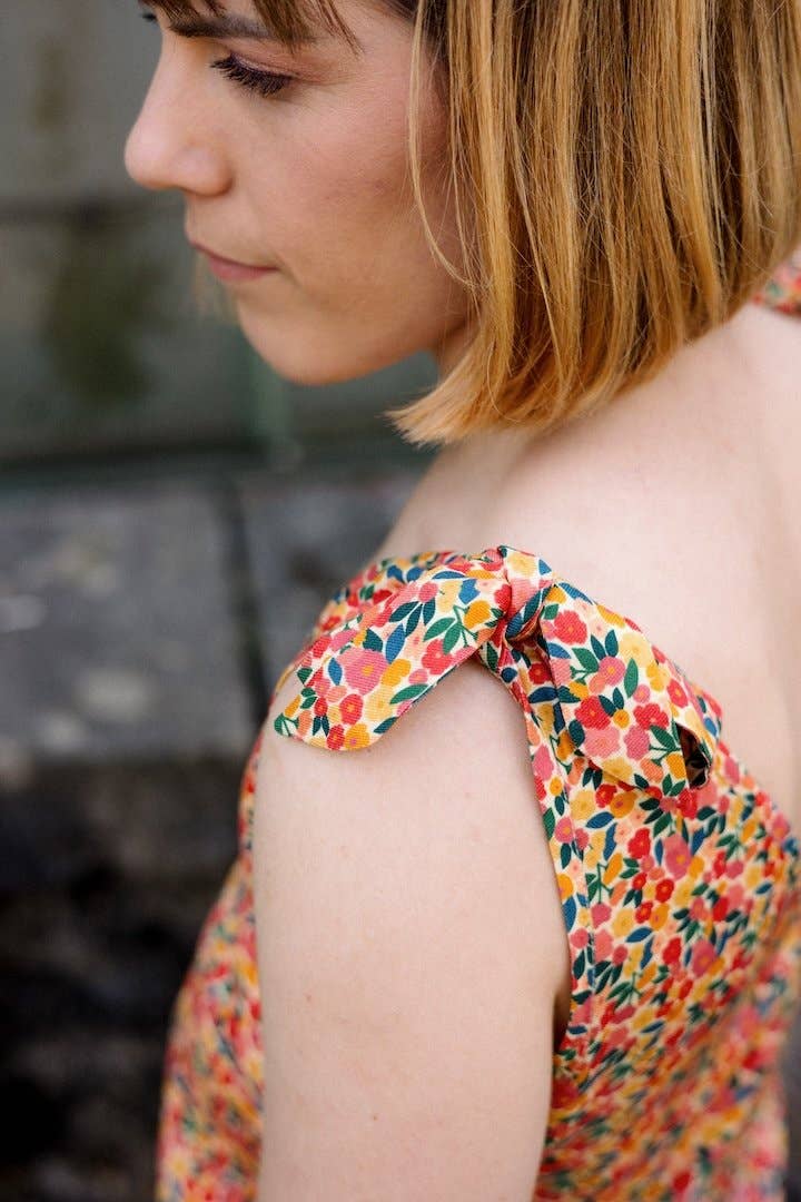 Fleurs Flowers Joy knotted strap nursing top for wholesale on Faire5