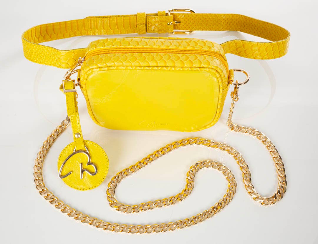 Benenate - Wholesale Crossbody Bag - Women's - Lemon Python 000 Belt/Crossbody Bag3