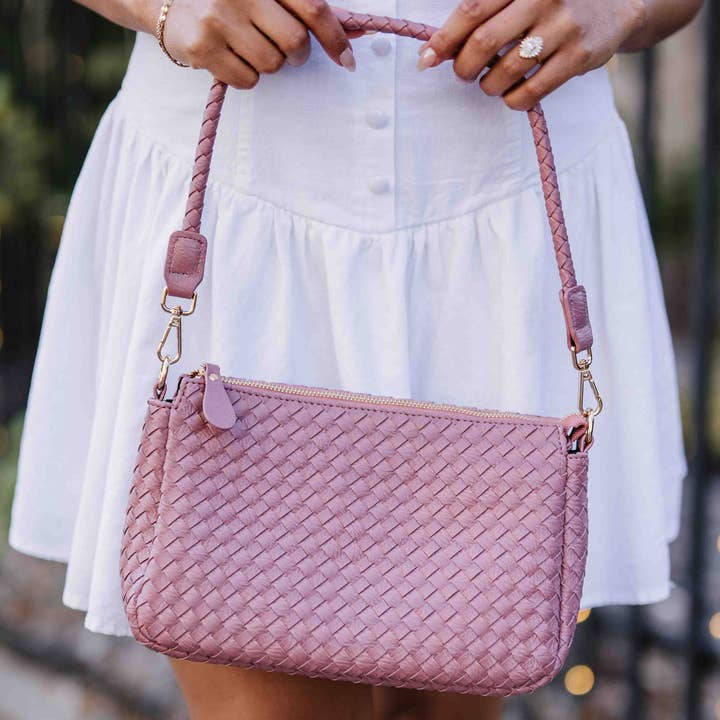 modern and chic - Wholesale Crossbody Bag - Women's - Elle Woven Crossbody9