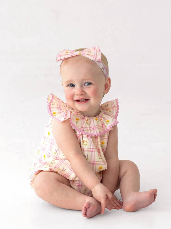 Ashley Cap Sleeve Romper for wholesale by mabel + honey