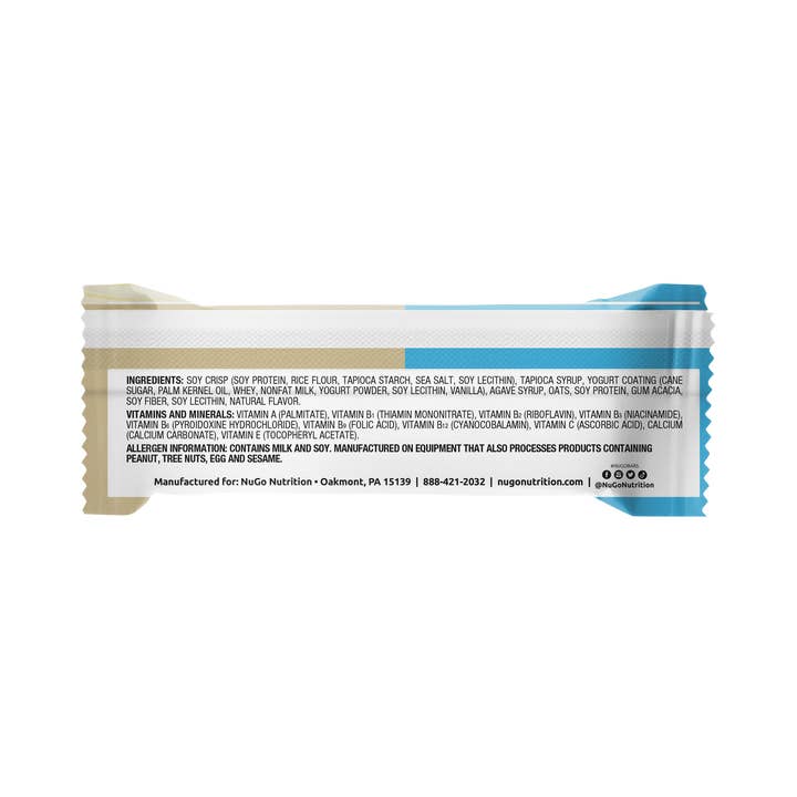 NuGo Nutrition - Wholesale Snack Bar - NuGo Original Vanilla Yogurt Protein Bar2