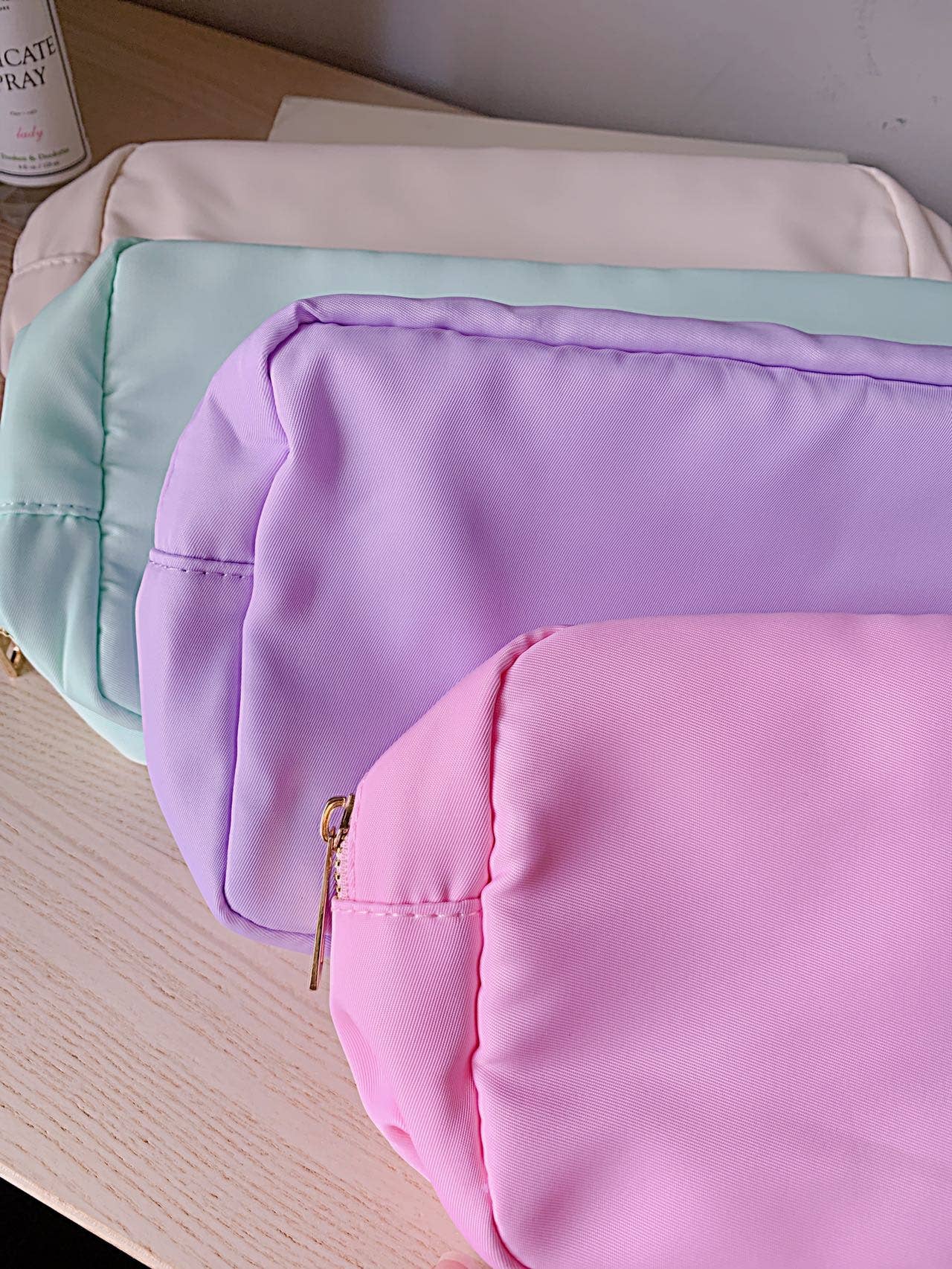 Chicbaby LLC - Wholesale Makeup/Cosmetic Bag - Blank Makeup pouch | L Size | makeup bag for personalization1