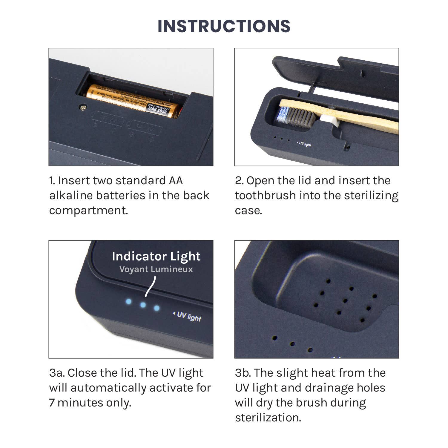 Lindo - Wholesale Oral Care Set - UV Light Sterilizing Toothbrush Case (Limited Edition)4