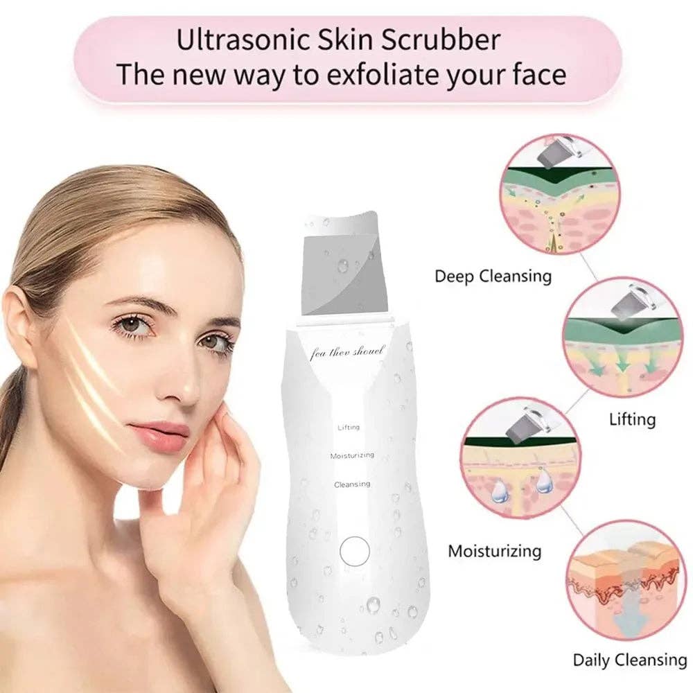 Assorted Ultrasonic Skin Scrubber Deep Face Cleaning Tool for wholesale on Faire3