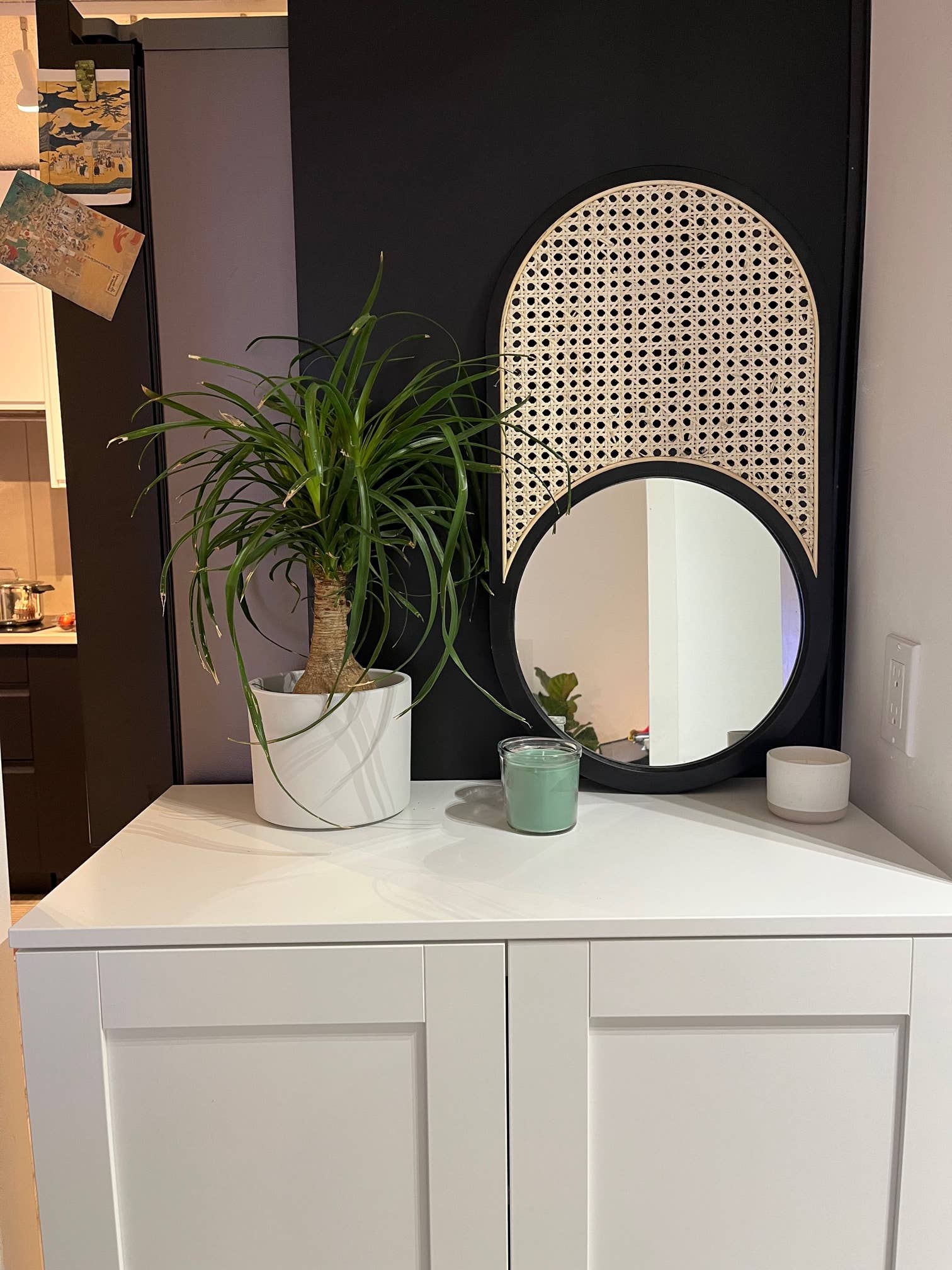 Coucou Bamboo - Wholesale Wall Mirror - 60cm Oval Wood Mirror|Oval mirror decor made of wood frame4