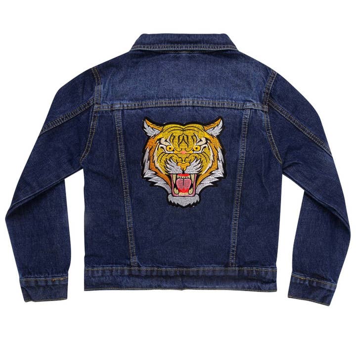 Jeansjacke Roaring Tiger für den Großhandel von Cat in the Hood