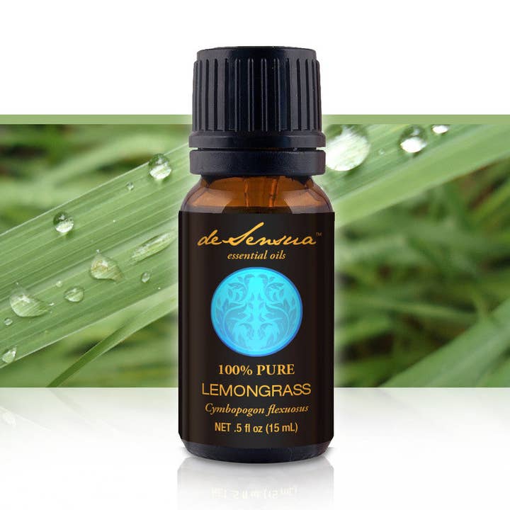 CITRONGRÆS ÆTERISK OLIE - med 100% dokumenteret renhed til - Mest populær til benkramper og tennisalbue for engroshandel hos deSensua Oils