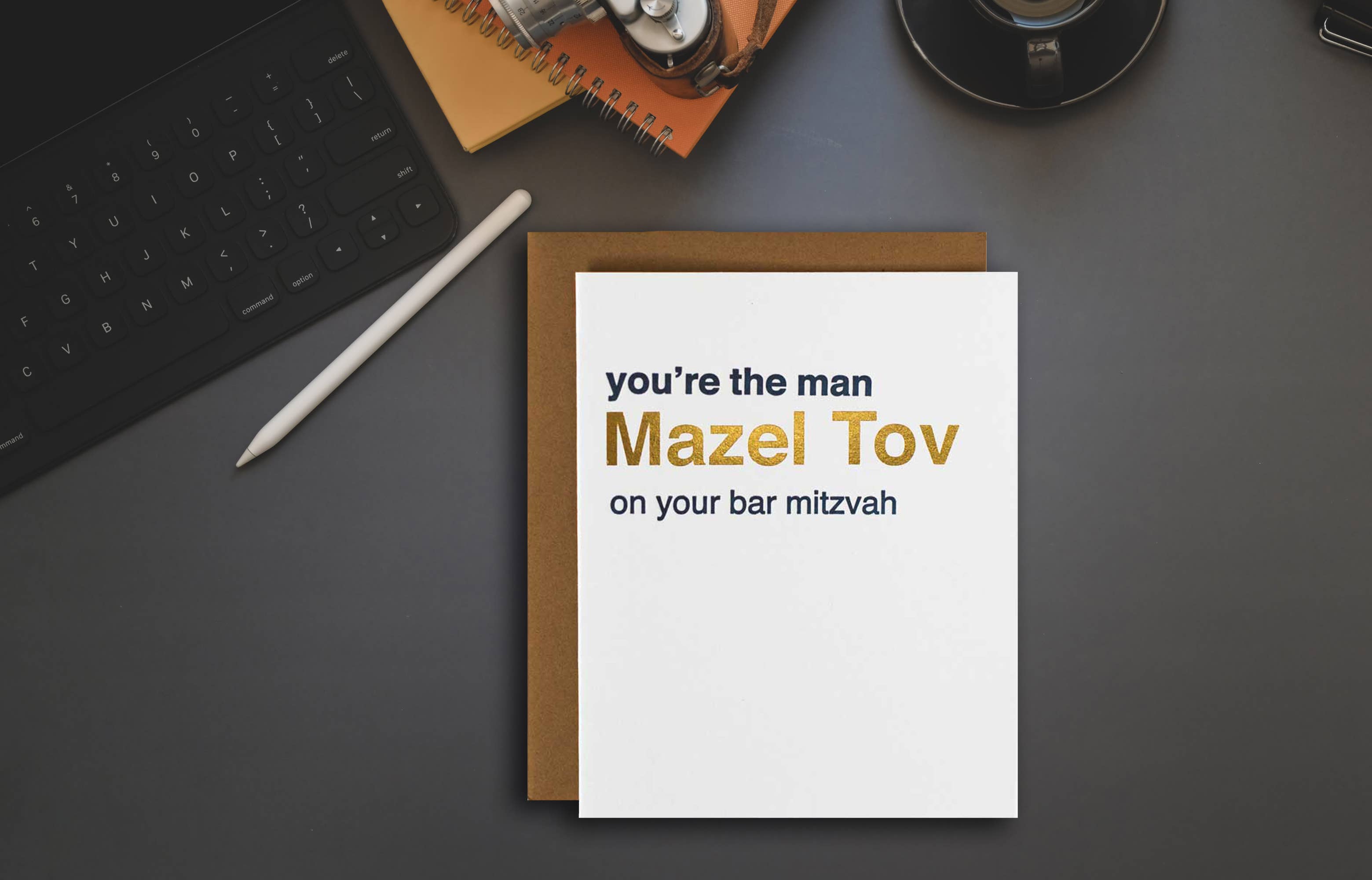 Mikspress - Vente Cartes de bar-mitsva/bat-mitsva - You 're The Man Mazel Tov, carte de bar mitzvah drôle2