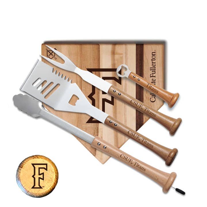 Combo « Grand Chelem » de Fullerton et Université d'État de Californie pour la vente par Baseball BBQ