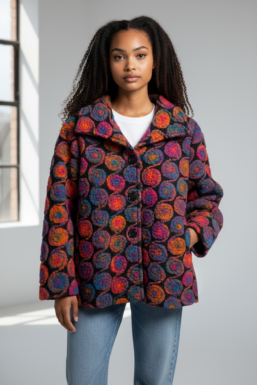 grå Ulljacka förädlad 09028 80% Ull 20% Polyester för wholesale på Faire0