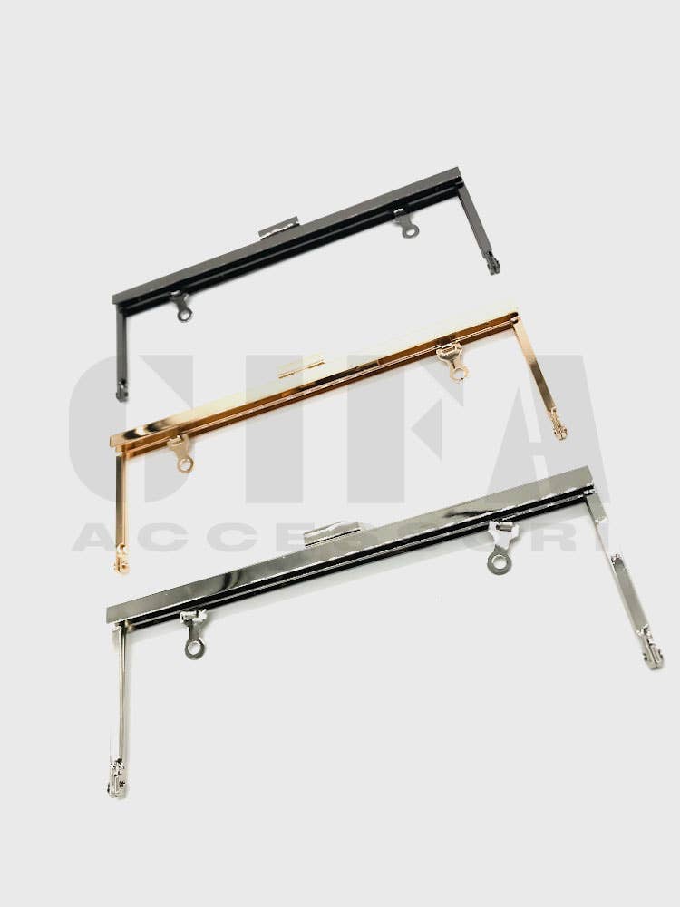 Gifa Accessori - Vente Fermoir - Clic clac avec fermeture rectangulaire 20 cm2