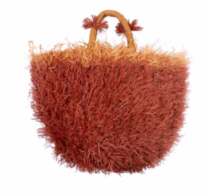 SANS-ARCIDET PARIS – Großhandel Strandtaschen – Runde Strandtasche SS25 mit handgefertigten Fransen15