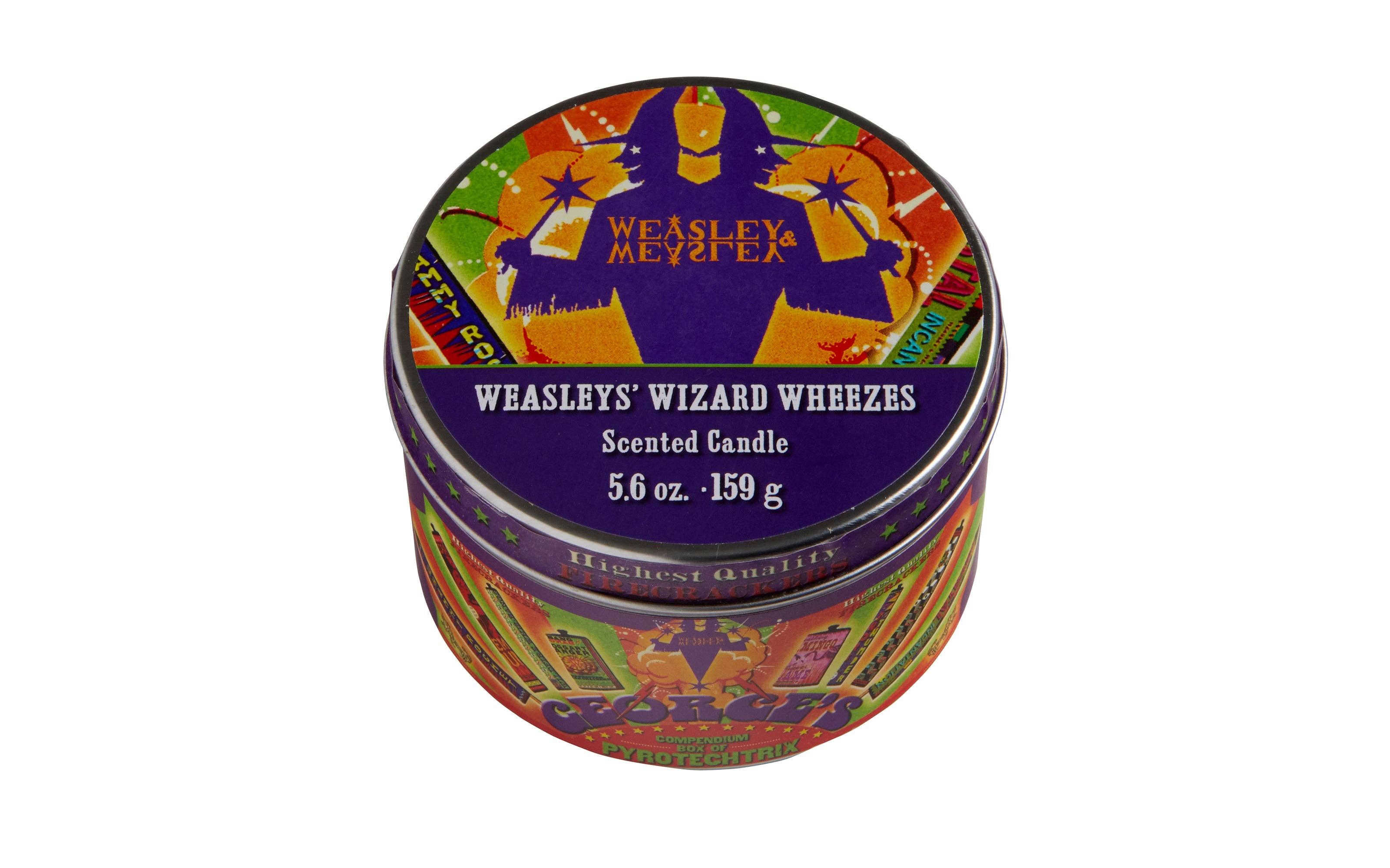 Insight Editions - #1 Pop Culture Publisher - Vente Bougies de voyage - Bougie parfumée Harry Potter : Weasleys' Wizard Wheezes (menthe, 5,6 oz.)1