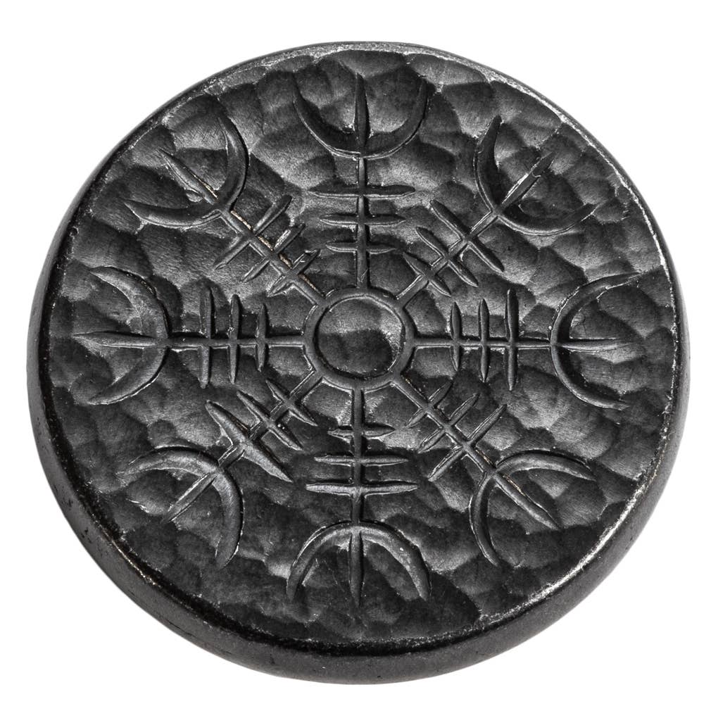 Shire Post Mint - Wholesale Keepsake Coin/Token - Norse Dual Stave in Iron, Vegvisir and Helm of Aw3