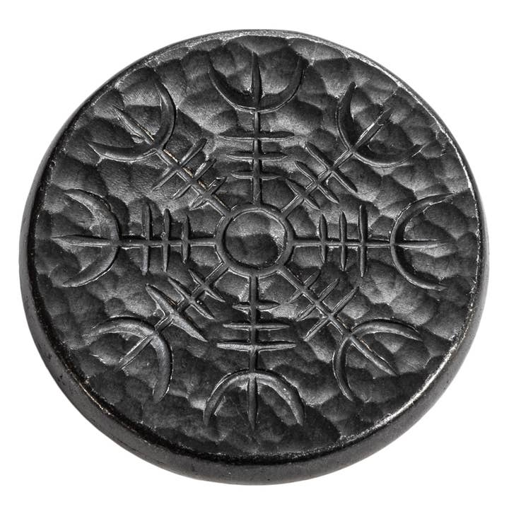 Shire Post Mint - Wholesale Keepsake Coin/Token - Norse Dual Stave in Iron, Vegvisir and Helm of Aw3