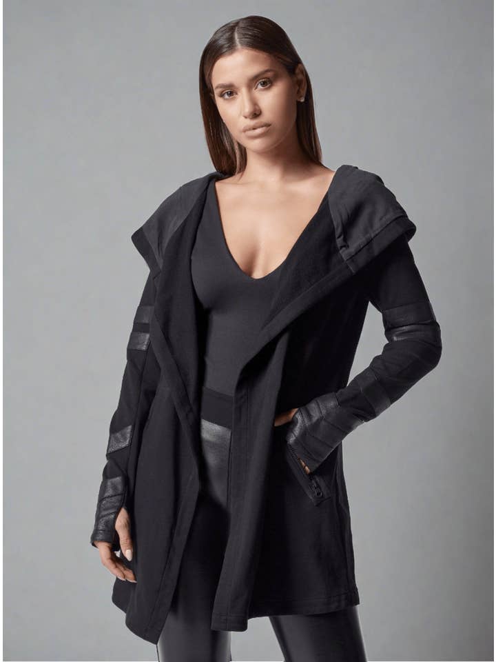 BLACK Maitri Traveler Jacket - Black/Black ATS JLS for wholesale on Faire1