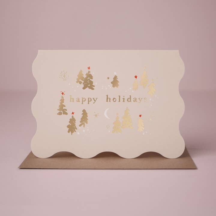Sister Paper Co. - Wholesale Christmas card - Trees Happy Holidays Card | Christmas Cards | Holiday Cards4