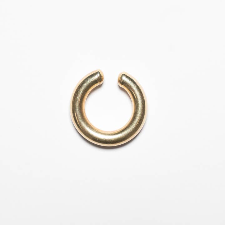 Pequeño Circle Oreja Cuff - Una sola pieza para venta al por mayor de MoneyFest Jewelry